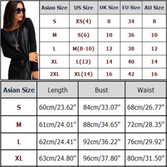 NWT B&W Faux Leather Baseball Top - Picture 6 of 6